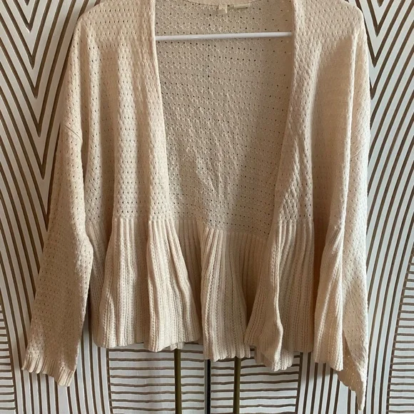 Cozy Cream Sweater from Anthropologie - Picture 2 of 5